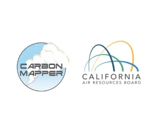 Carbon Mapper and California Air Resources Board logos.