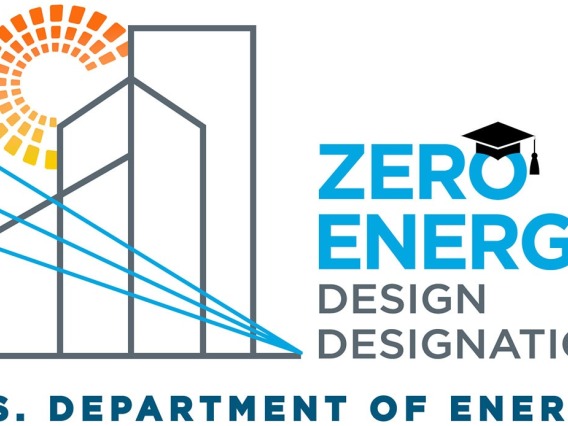 The logo of the Zero Energy Design Designation.
