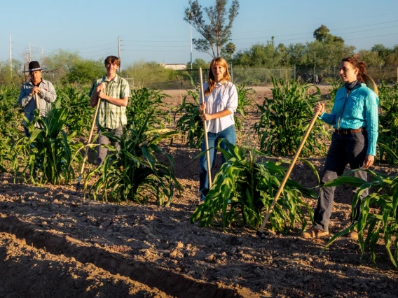 (left to right) Michael Kotutwa Johnson, Dennis Kay Nichols, Greta Marie Cotraccia, and Emily C. Rockey.