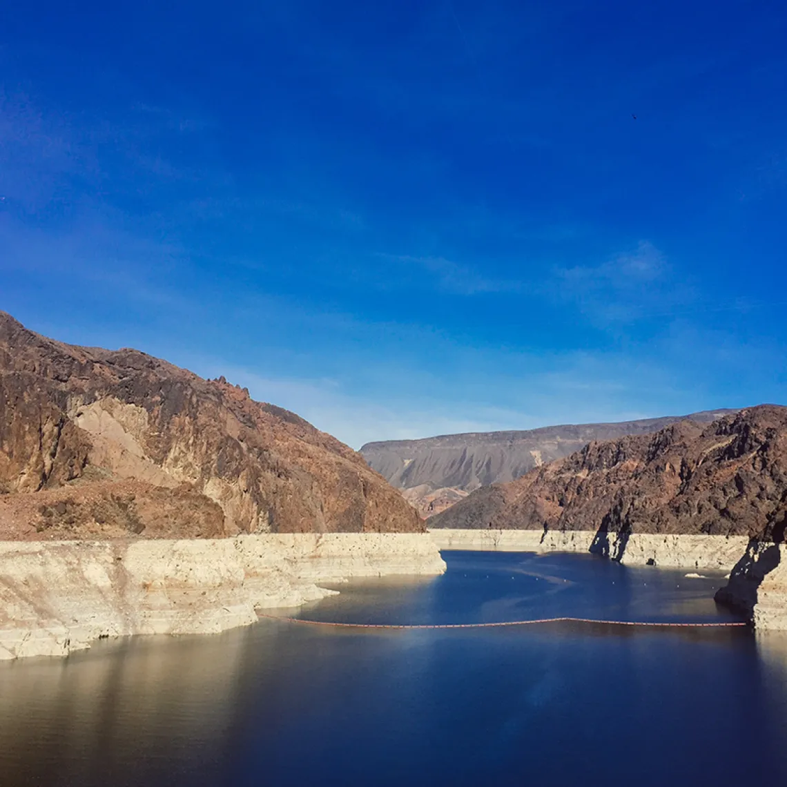 Lake Mead in the early afternoon