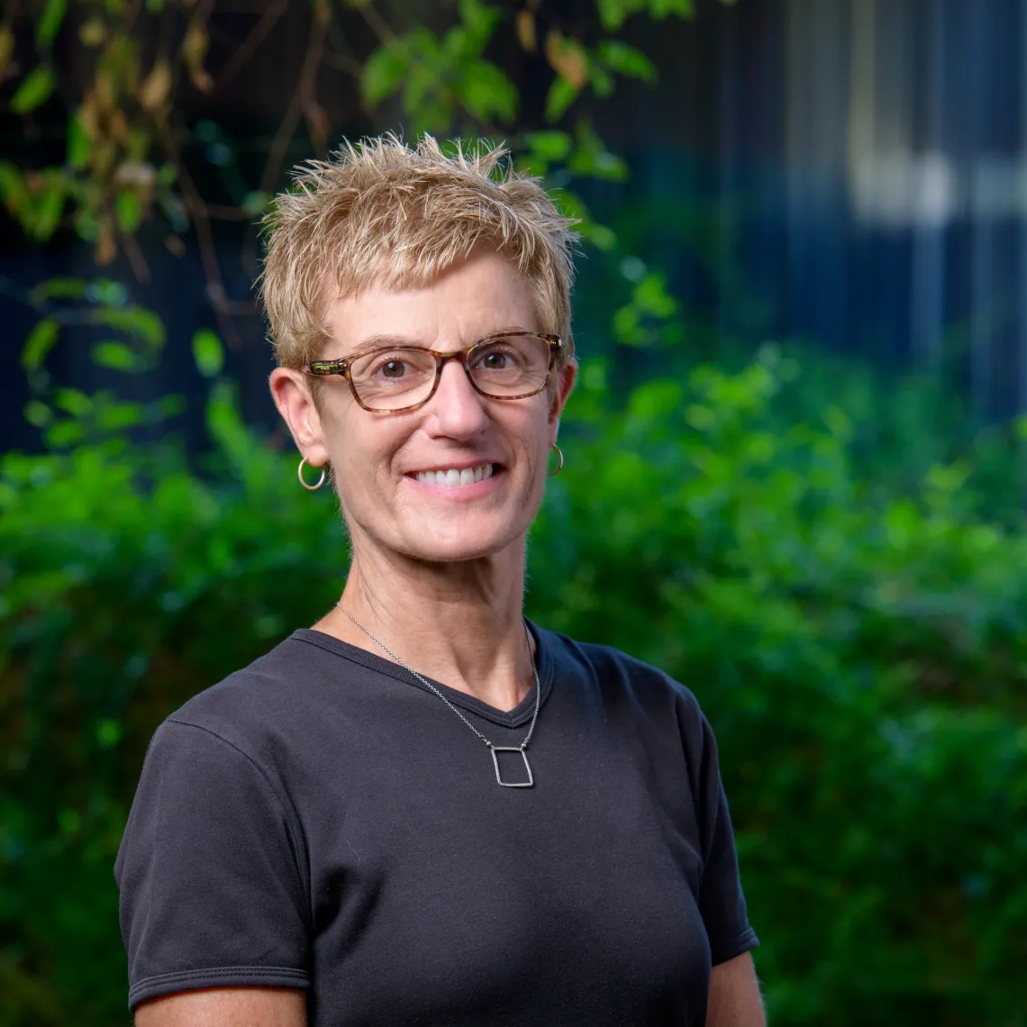 A headshot of Sharon Collinge.