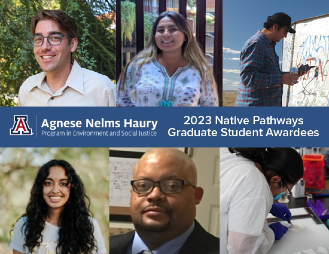 Photos of the Native Pathways awardees.