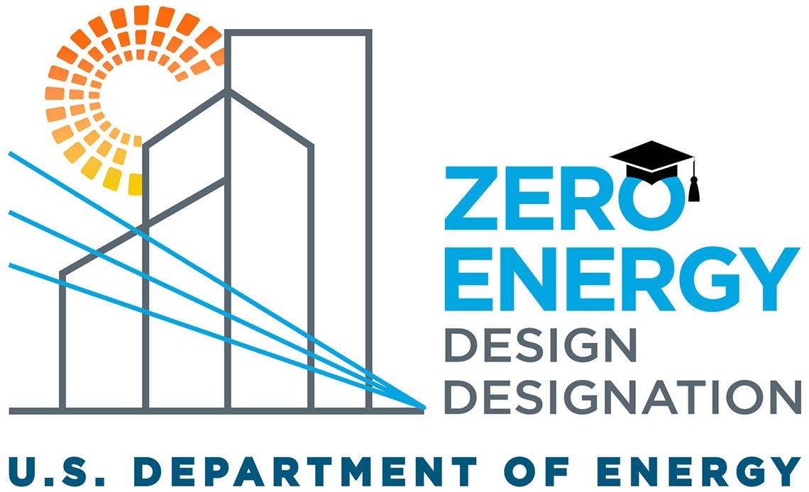 The logo of the Zero Energy Design Designation.