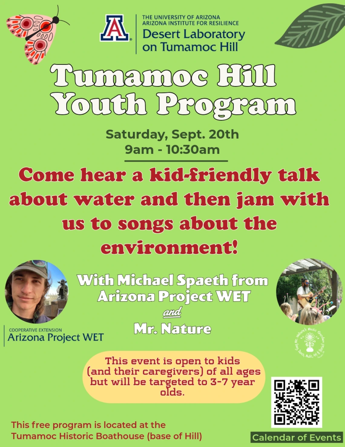 Tumamoc Hill Youth Program Info. Sheet