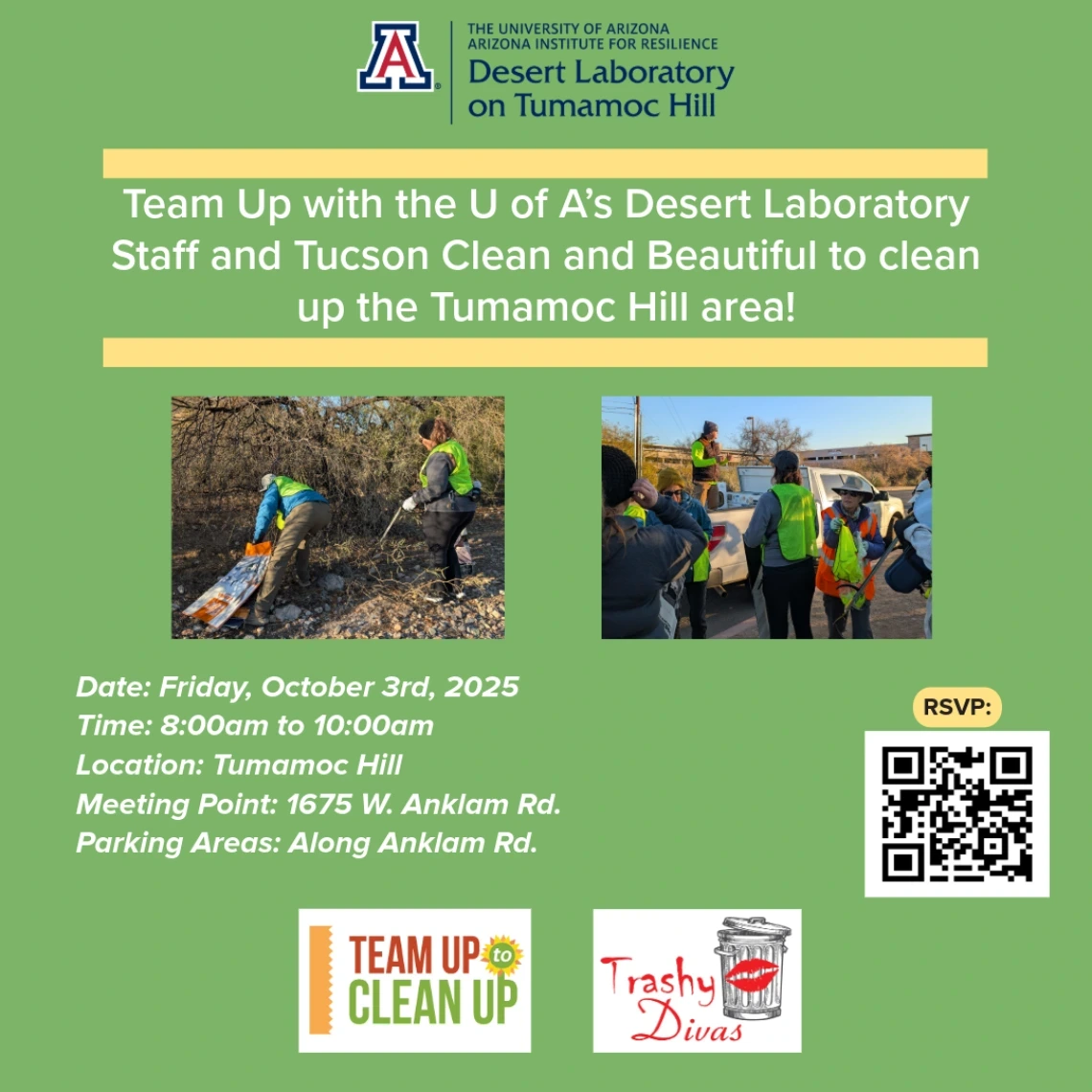 A flier for the event.