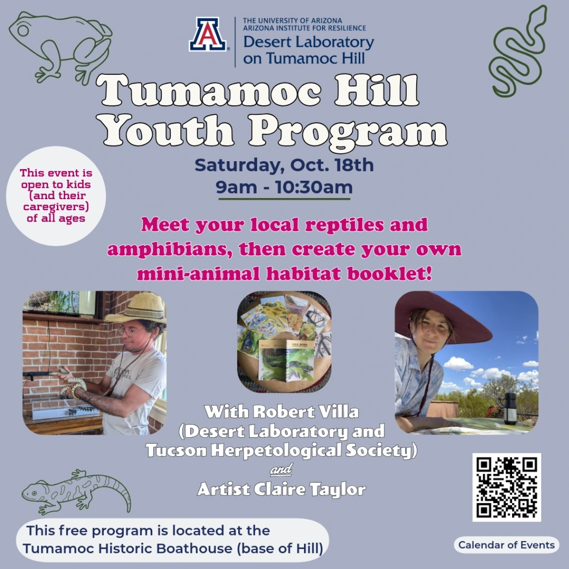 October Tumamoc Youth Program Flier