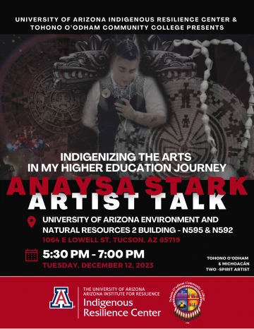 Anaysa Stark Artist Talk flier