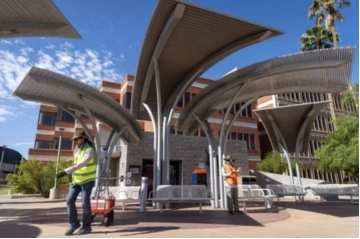 A science built structure 