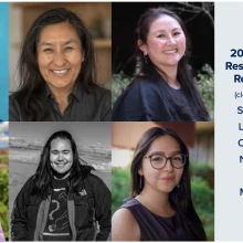 Headshots of the graduate researchers along with their names.