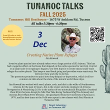 Dec. 3 Tumamoc Talks Information
