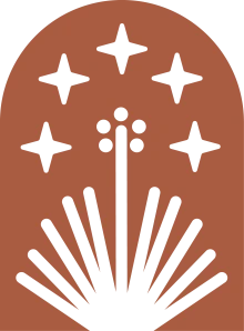 A decorative icon representing an agave plant surrounded by stars
